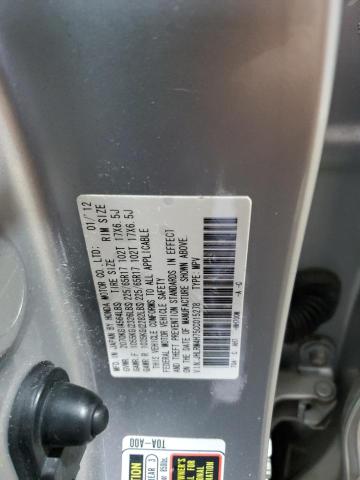 JHLRM4H75CC015278 - 2012 HONDA CR-V EXL SILVER photo 14