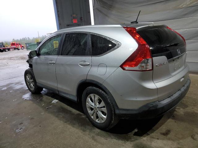 JHLRM4H75CC015278 - 2012 HONDA CR-V EXL SILVER photo 2