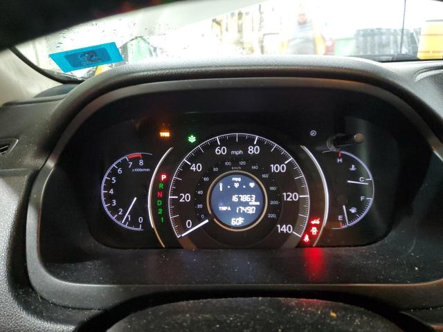 JHLRM4H75CC015278 - 2012 HONDA CR-V EXL SILVER photo 9