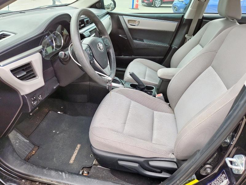 5YFBURHE7GP421361 - 2016 TOYOTA COROLLA L BLACK photo 7