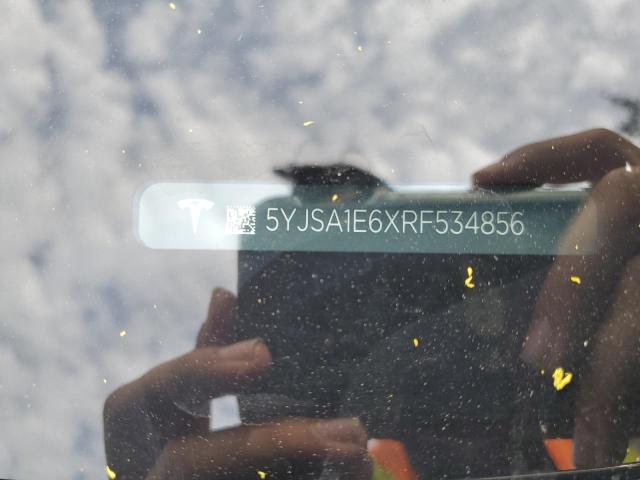 5YJSA1E6XRF534856 - 2024 TESLA MODEL S Черный фото 12