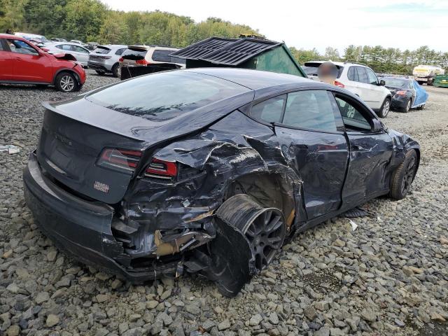 5YJSA1E6XRF534856 - 2024 TESLA MODEL S Черный фото 3