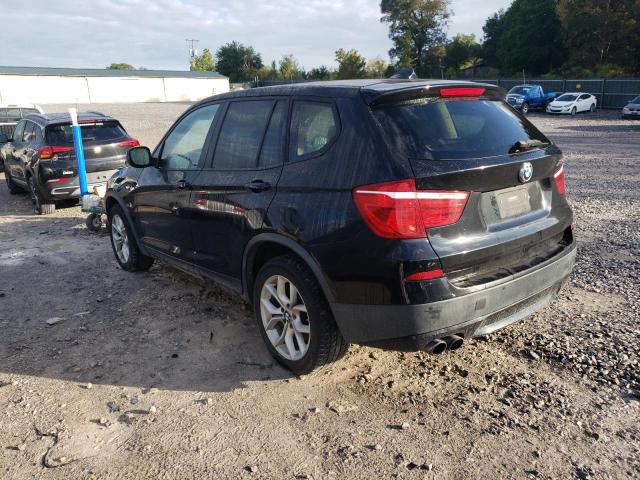 5UXWX7C5XDL979955 - 2013 BMW X3 XDRIVE35I BLACK photo 2
