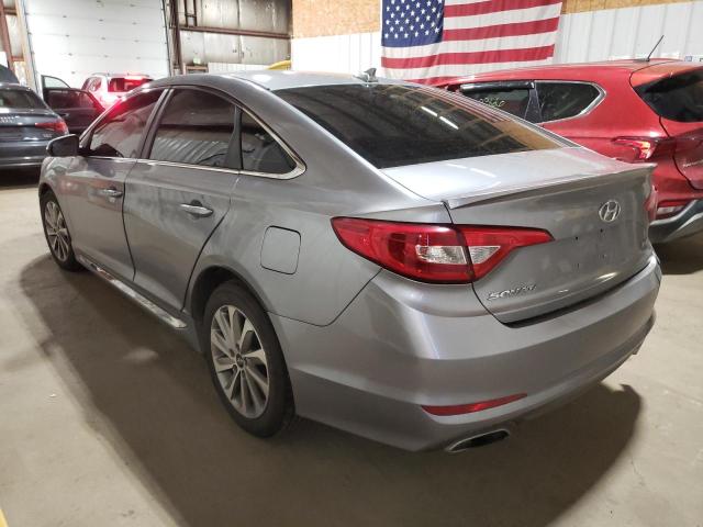 5NPE34AF1FH036931 - 2015 HYUNDAI SONATA SPORT GRAY photo 2
