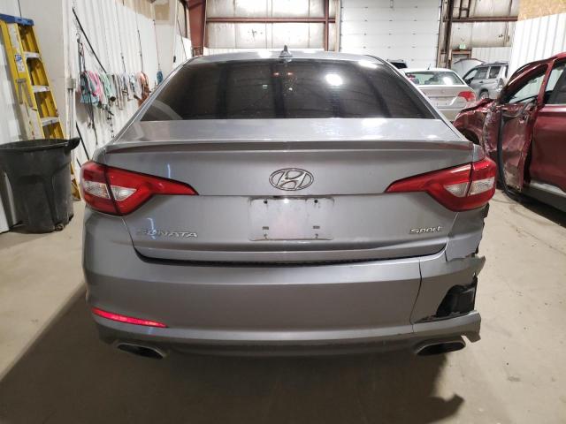 5NPE34AF1FH036931 - 2015 HYUNDAI SONATA SPORT GRAY photo 6