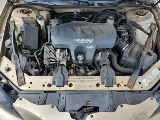 2G2WS522241308768 - 2004 PONTIAC GRAND PRIX GT2 BEIGE photo 11