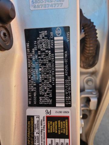 4T4BF1FK3ER412839 - 2014 TOYOTA CAMRY L SILVER photo 13