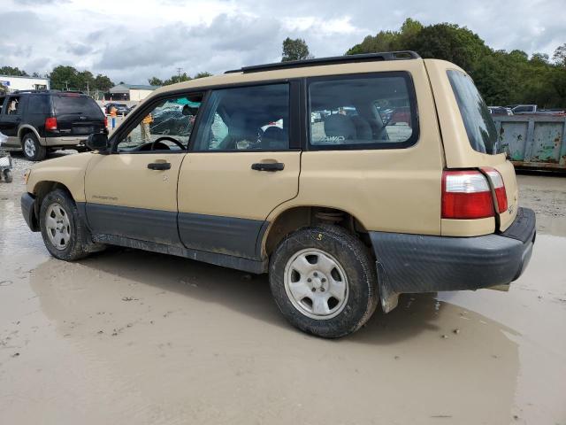 JF1SF63541G722040 - 2001 SUBARU FORESTER L Brązowy zdjęcie 2