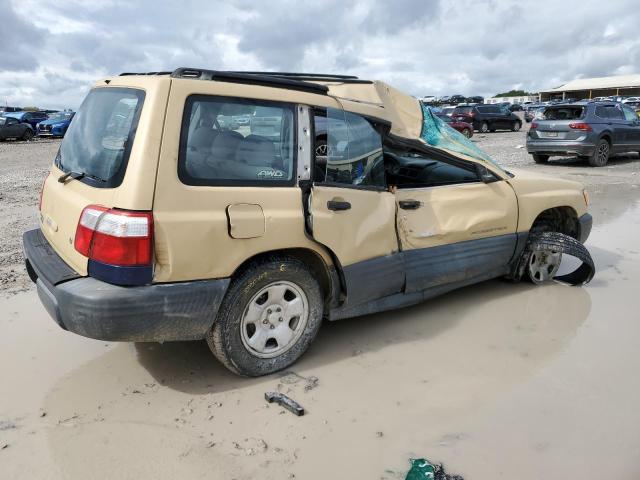 JF1SF63541G722040 - 2001 SUBARU FORESTER L Brązowy zdjęcie 3