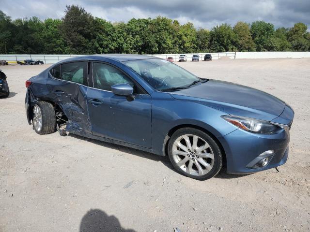 JM1BM1W3XE1187527 - 2014 MAZDA 3 GRAND TOURING BLUE photo 4