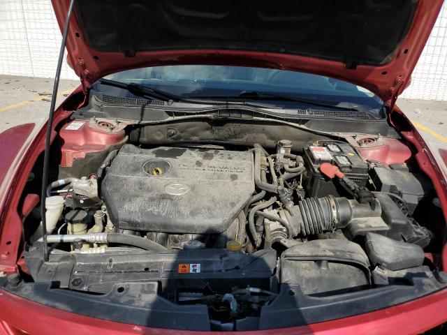 1YVHZ8BH8C5M09505 - 2012 MAZDA 6 I მუქწითელი ფოტო 11