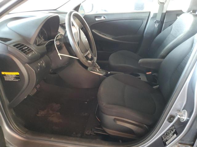 KMHCT5AE3GU284511 - 2016 HYUNDAI ACCENT SE GRAY photo 7