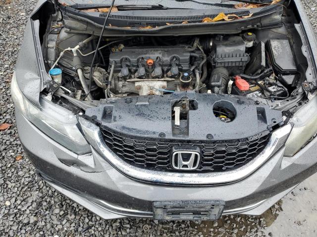 2HGFB2F89DH508984 - 2013 HONDA CIVIC EX Մոխրագույն լուսանկար 11