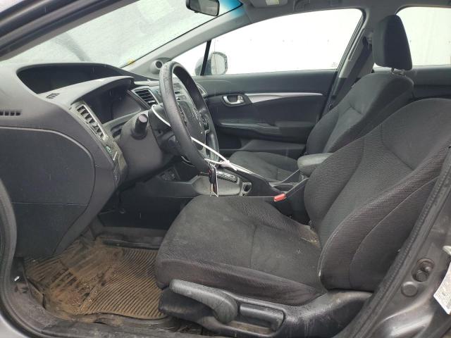 2HGFB2F89DH508984 - 2013 HONDA CIVIC EX Մոխրագույն լուսանկար 7