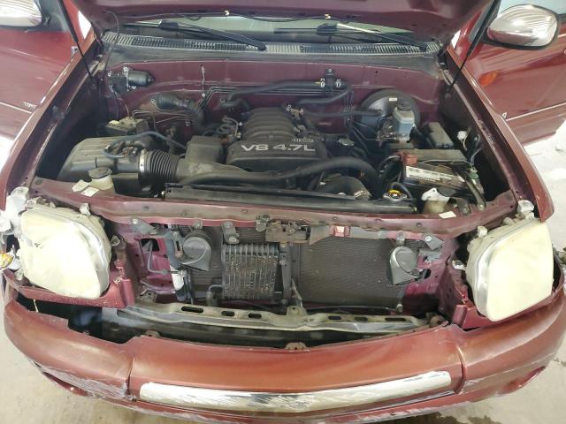 5TBET34116S561873 - 2006 TOYOTA TUNDRA DOUBLE CAB SR5 RED photo 11