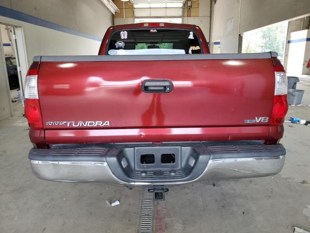 5TBET34116S561873 - 2006 TOYOTA TUNDRA DOUBLE CAB SR5 RED photo 6