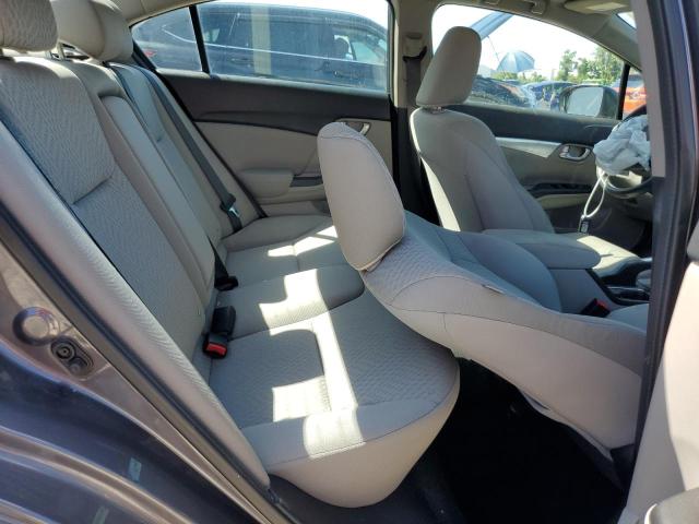 19XFB2F81EE230657 - 2014 HONDA CIVIC EX ნაცრისფერი ფოტო 10