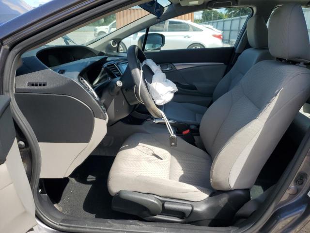 19XFB2F81EE230657 - 2014 HONDA CIVIC EX ნაცრისფერი ფოტო 7