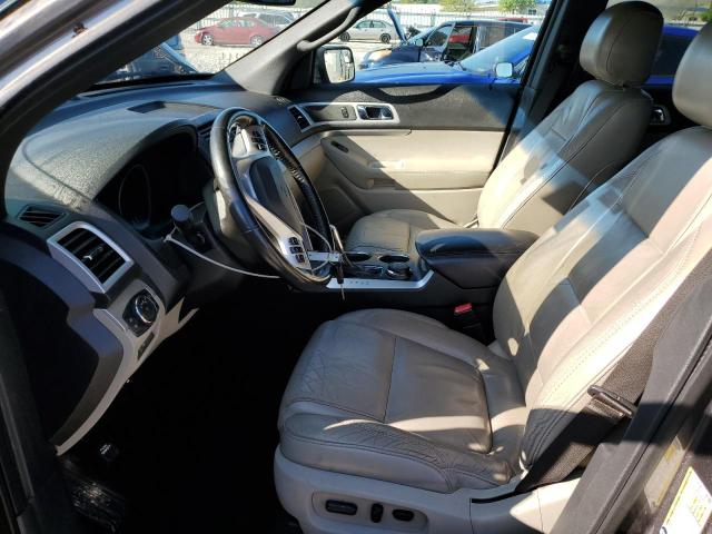 1FMHK8D81CGA07591 - 2012 FORD EXPLORER XLT Сұр фото 7