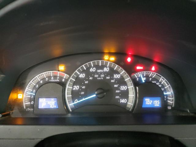 4T1BF1FK6CU120061 - 2012 TOYOTA CAMRY BASE ვერცხლისფერი ფოტო 9