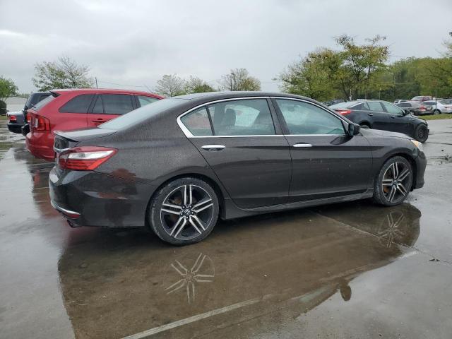 1HGCR2F58GA127912 - 2016 HONDA ACCORD SPORT أسود صورة 3