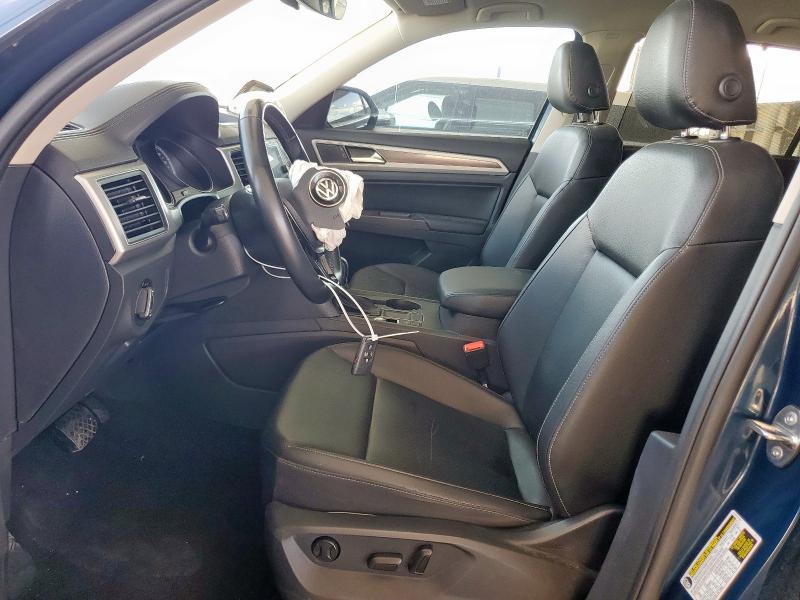 1V2WR2CA7KC568472 - 2019 VOLKSWAGEN ATLAS SE Синий фото 7