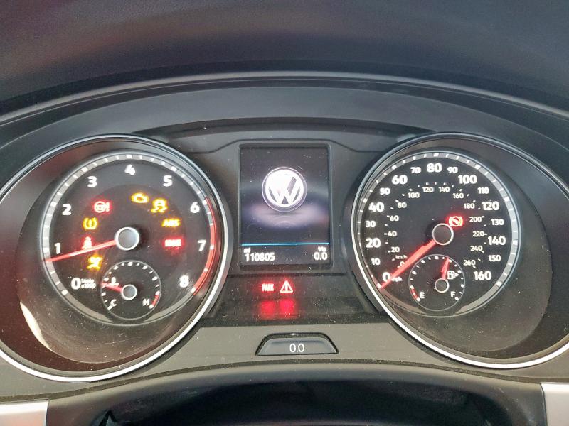 1V2WR2CA7KC568472 - 2019 VOLKSWAGEN ATLAS SE Синий фото 9