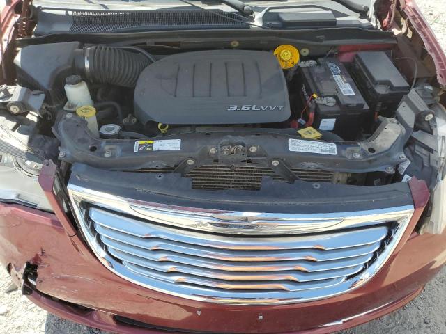 2C4RC1BGXER160382 - 2014 CHRYSLER TOWN & COU TOURING წითელი ფოტო 12