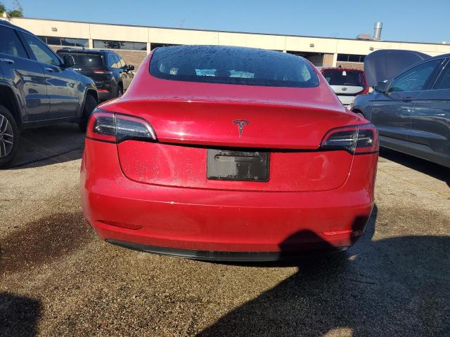 5YJ3E1EA5NF286068 - 2022 TESLA MODEL 3 Czerwony zdjęcie 6