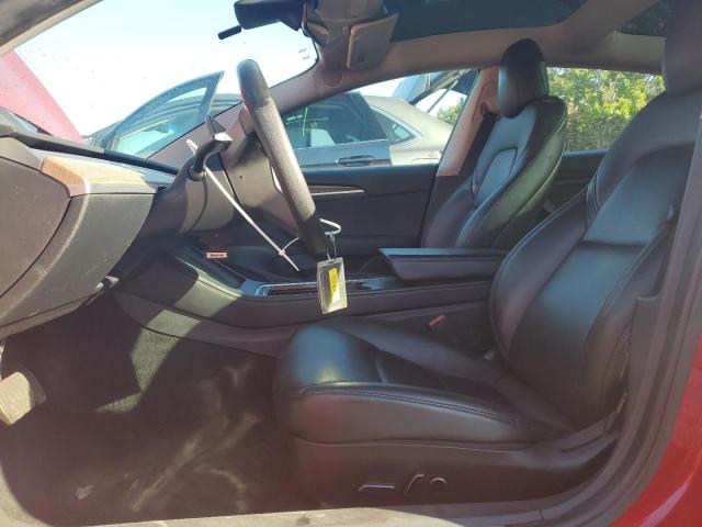 5YJ3E1EA5NF286068 - 2022 TESLA MODEL 3 Czerwony zdjęcie 7