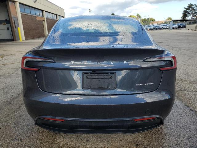 5YJ3E1EB9RF755306 - 2024 TESLA MODEL 3 ნაცრისფერი ფოტო 6