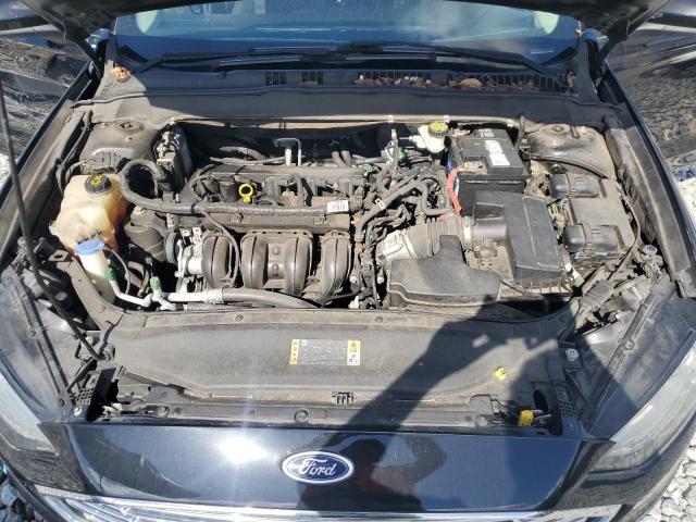 3FA6P0H70HR204824 - 2017 FORD FUSION SE BLACK photo 11