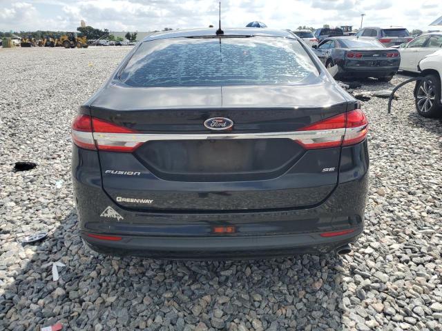 3FA6P0H70HR204824 - 2017 FORD FUSION SE BLACK photo 6