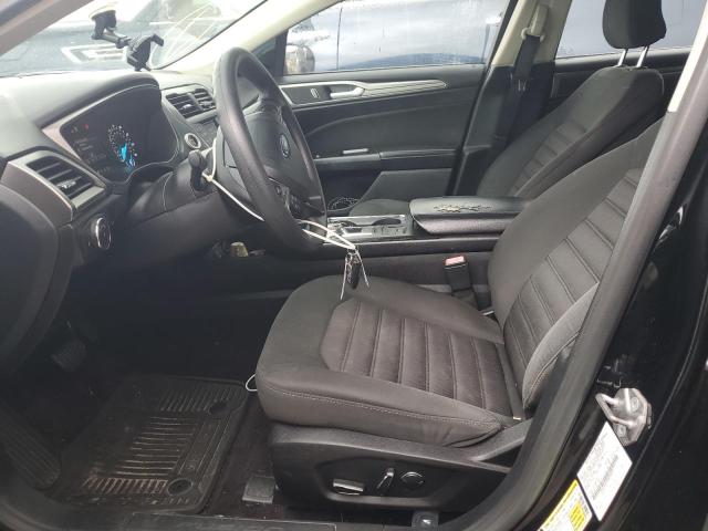 3FA6P0H70HR204824 - 2017 FORD FUSION SE BLACK photo 7