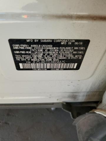 JF2SJAEC0JH604425 - 2018 SUBARU FORESTER 2.5I PREMIUM თეთრი ფოტო 14