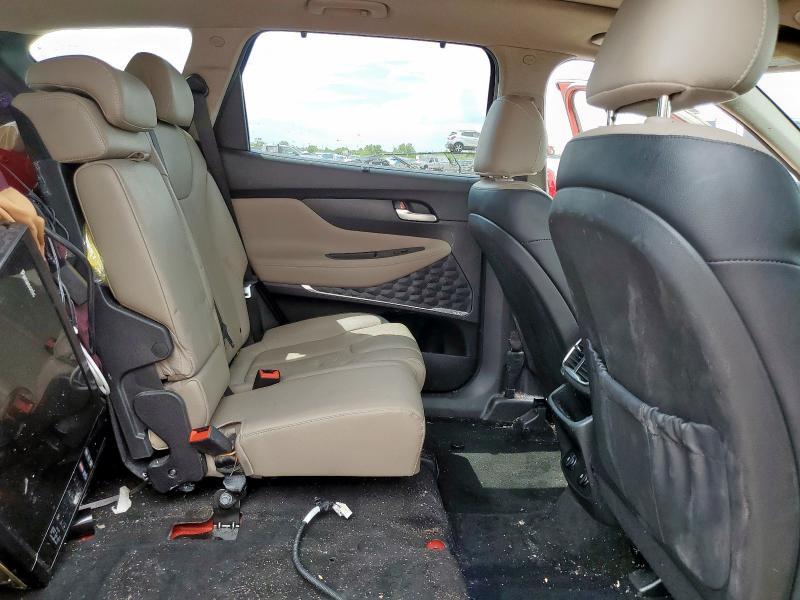 5NMS33AD7LH165485 - 2020 HYUNDAI SANTA FE SEL RED photo 10