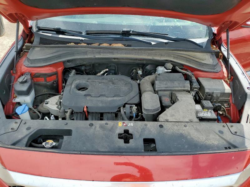 5NMS33AD7LH165485 - 2020 HYUNDAI SANTA FE SEL RED photo 11