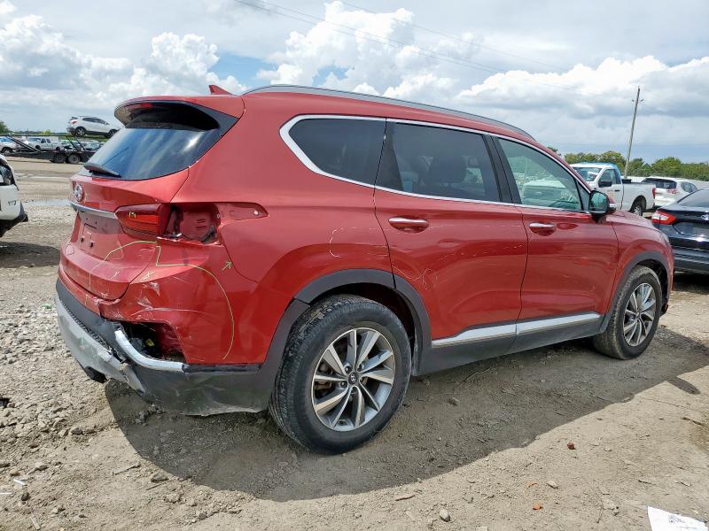 5NMS33AD7LH165485 - 2020 HYUNDAI SANTA FE SEL RED photo 3