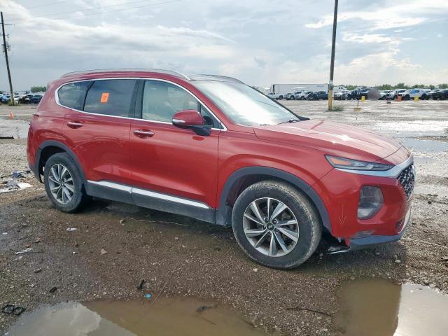 5NMS33AD7LH165485 - 2020 HYUNDAI SANTA FE SEL RED photo 4