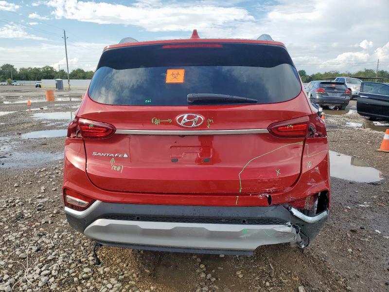 5NMS33AD7LH165485 - 2020 HYUNDAI SANTA FE SEL RED photo 6