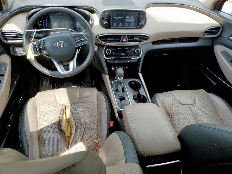 5NMS33AD7LH165485 - 2020 HYUNDAI SANTA FE SEL RED photo 8