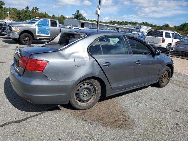 3VWDP7AJ6CM130439 - 2012 VOLKSWAGEN JETTA SE رمادي صورة 3