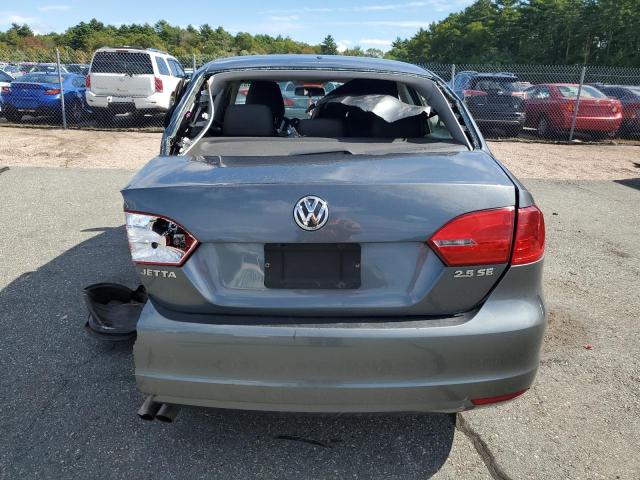 3VWDP7AJ6CM130439 - 2012 VOLKSWAGEN JETTA SE رمادي صورة 6
