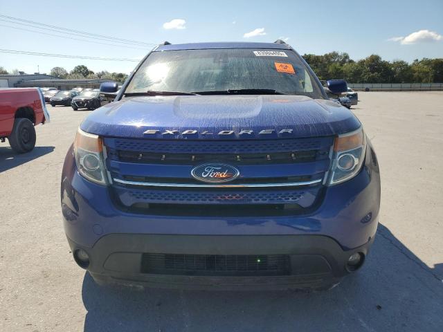 1FM5K8F81EGB15065 - 2014 FORD EXPLORER LIMITED أزرق صورة 5