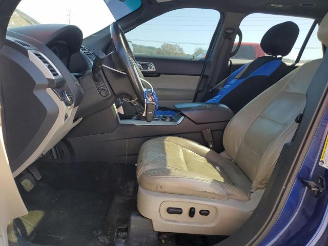1FM5K8F81EGB15065 - 2014 FORD EXPLORER LIMITED أزرق صورة 7