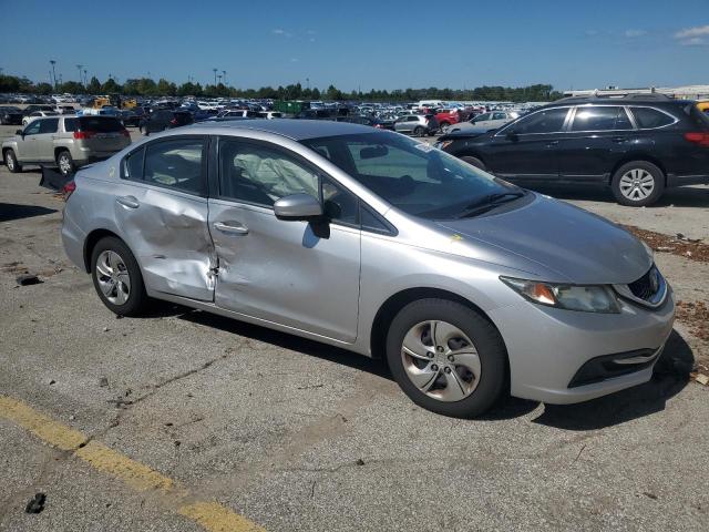 19XFB2F59FE225407 - 2015 HONDA CIVIC LX SILVER photo 4