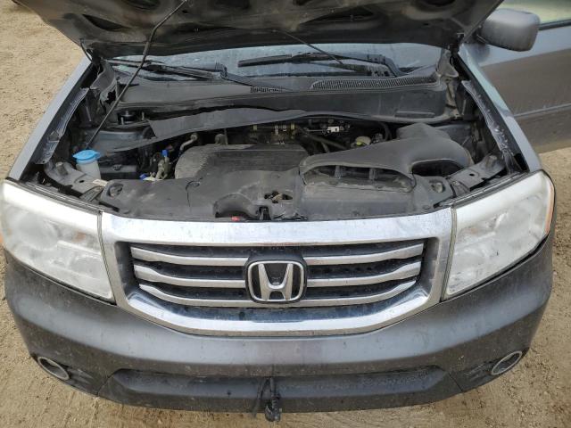 5FNYF4H59DB504756 - 2013 HONDA PILOT EXL გრაფიტი ფოტო 12