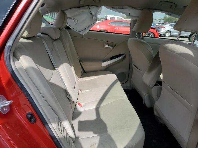 JTDKN3DU8F0480449 - 2015 TOYOTA PRIUS 红色 照片 10