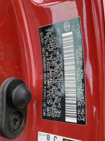 JTDKN3DU8F0480449 - 2015 TOYOTA PRIUS 红色 照片 13