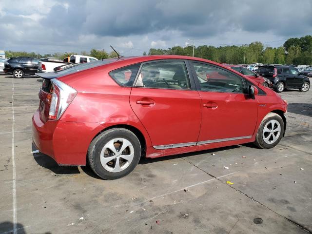 JTDKN3DU8F0480449 - 2015 TOYOTA PRIUS 红色 照片 3